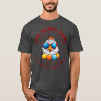 スーパーファーム クールチキン ファームフレッシュエッグ ガール Tシャツ
