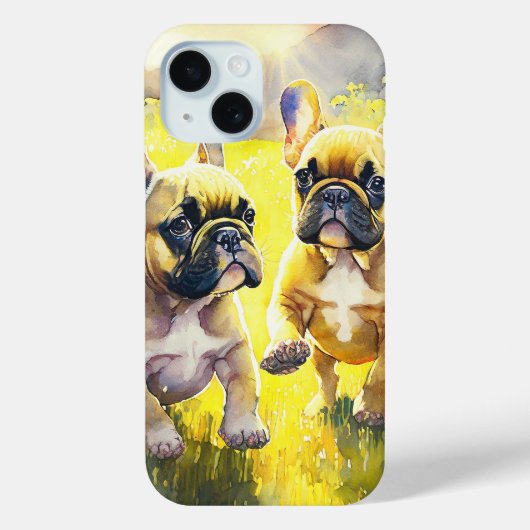 スーパーフレンチブルドッグ Case-Mate iPhoneケース (裏面)