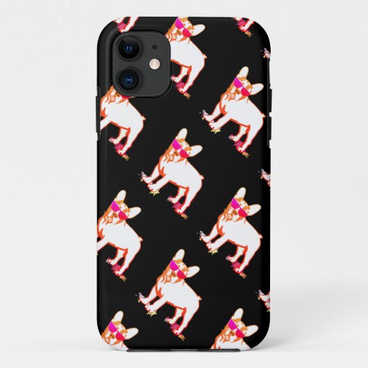 スーパーフレンチブルドッグ Case-Mate iPhoneケース (裏面)