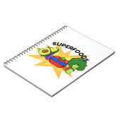 スーパーフード 面白野菜パン ノートブック (左側)