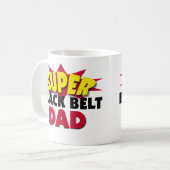 スーパーブラックベルトの父 コーヒーマグカップ (正面左)