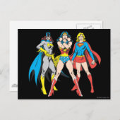 スーパーヘロインのポーズ ポストカード (正面/裏面)
