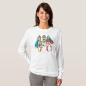 スーパーヘロインのポーズ Tシャツ (正面フル)