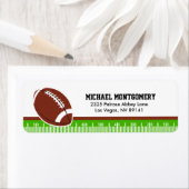 スーパーボウルサッカーラグビー誕生日ベビーシャワー ラベル (インサイチュ)