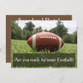 スーパーボウルパーティの招待状 招待状 (正面/裏面)