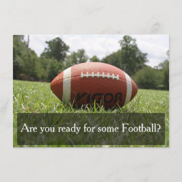 スーパーボウルパーティの招待状 招待状