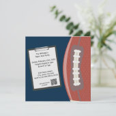 スーパーボウルパーティの招待状 招待状 (スタンド正面)