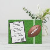 スーパーボウルパーティーの招待状 招待状 (スタンド正面)