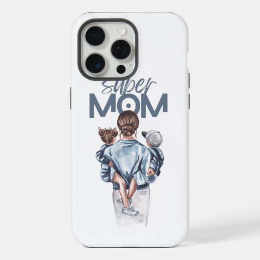 スーパーマザー iPhoneケース (裏面)