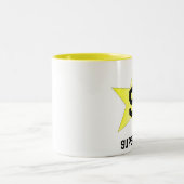 スーパーママお母さんにぴったりのプレゼント ツートーンマグカップ (中央)