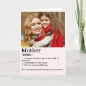 スーパーママの辞書定義 シーズンカード (正面)