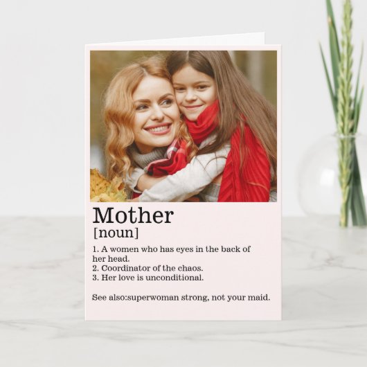 スーパーママの辞書定義 シーズンカード (正面)