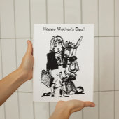 スーパーママ幸せな母の日スモール ポスター