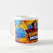 スーパーママ コーヒーマグカップ (正面左)