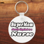 スーパーママ…ナース キーホルダー (正面)