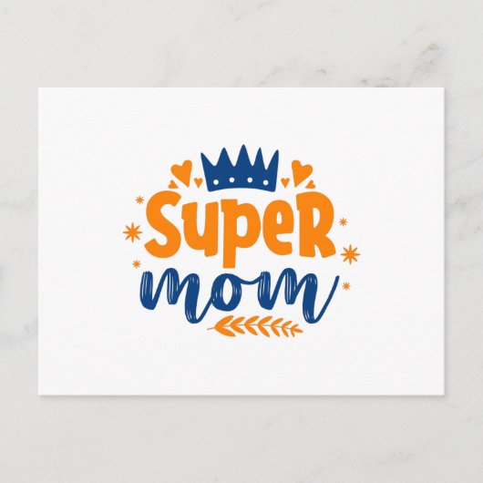 スーパーママ ポストカード (正面)