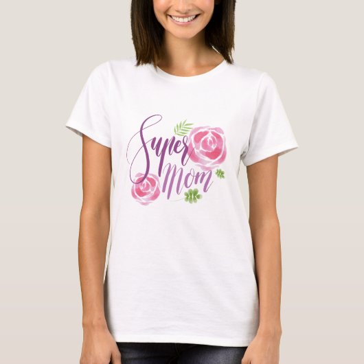 スーパーママ Tシャツ (正面)