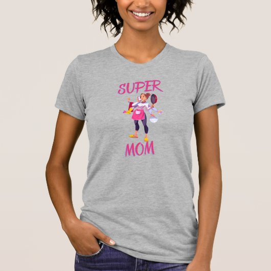 スーパーママ Tシャツ (正面)