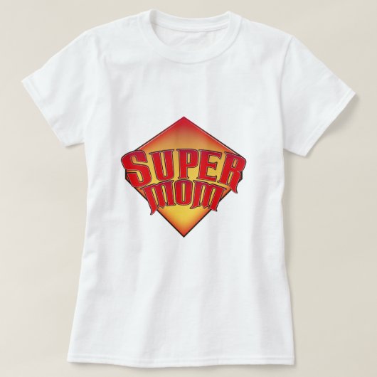 スーパーママ Tシャツ (デザイン正面)