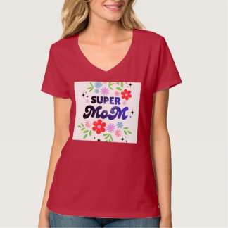 スーパーママTシャツ|自慢のママへのギフト|母の日 Tシャツ