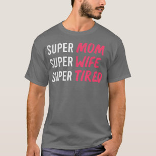 スーパーママt女すごい母すごい妻すごい tシャツ