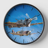 スーパーマリンスピットファイア王室の – 航空隊 壁時計 (正面)