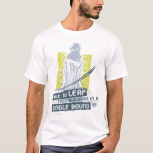 スーパーマンが高い建物 Tシャツ