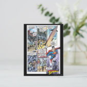 スーパーマンの喜劇的なパネル-クラークの起源2 ポストカード (スタンド正面)