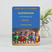 スーパーマンの誕生日 招待状 (スタンド正面)