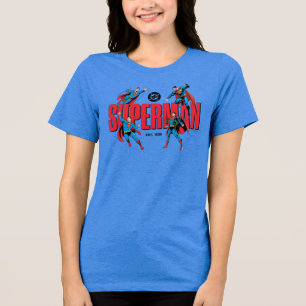 スーパーマンレジェンドは永遠に グラフィック トライブレンドTシャツ