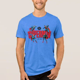スーパーマンレジェンドフォーエバー グラフィック トライブレンドＴシャツ