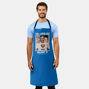 スーパーマン このすごいパパはTシャツのエプロンに属しています エプロン