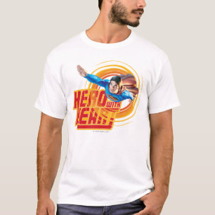 スーパーマン·ヒーローとハート Tシャツ