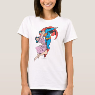 スーパーマン&ロイス·イン·ピンク Tシャツ