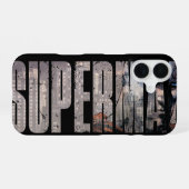 スーパーマン 名前 iPhone 16ケース (裏面横)