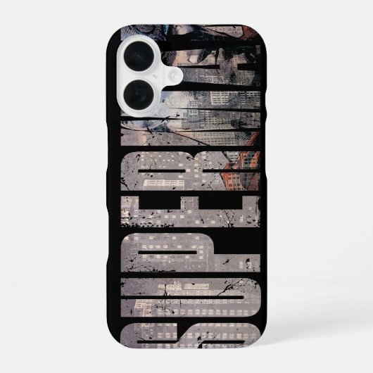 スーパーマン 名前 iPhone 16ケース (裏面)