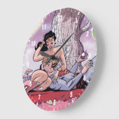 スーパーマン/疑問に思女性漫画カバー#14バリアント ラージ壁時計 (傾斜)