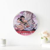 スーパーマン/疑問に思女性漫画カバー#14バリアント ラージ壁時計 (ホーム)