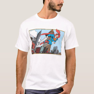 スーパーマン&超高層ビル Tシャツ