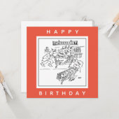 スーパーマーケットのアニメに探偵が登場 カード (正面/裏面インサイチュ)