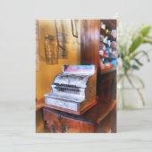 スーパーマーケットのレジスター 招待状 (スタンド正面)