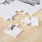 スーパーマーケットの交通管制の信号 ジグソーパズル (側面)