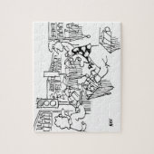 スーパーマーケットの交通管制の信号 ジグソーパズル (縦)