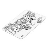 スーパーマーケットの交通管制の信号 マグネット (左側)