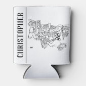 スーパーマーケットの交通管制の信号 缶クーラー (正面)