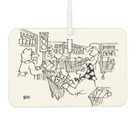 スーパーマーケットの信号 カーエアーフレッシュナー