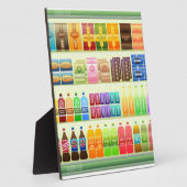 スーパーマーケットの市販の商品スナック フォトプラーク (側面)