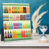 スーパーマーケットの市販の商品スナック フォトプラーク (側面)