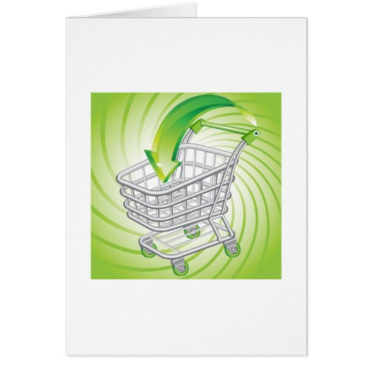 スーパーマーケットの買物車 (正面)