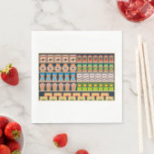 スーパーマーケットシェルフ紙ナプキンス スタンダードランチョンナプキン (インサイチュ)